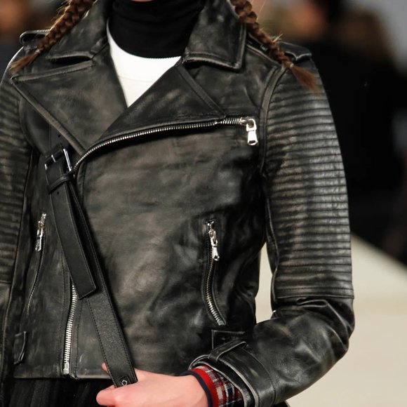 MARC BY MARC JACOBS/Preowned Women’s Leather Moto Jacket in Black S - Picture 13 of 14